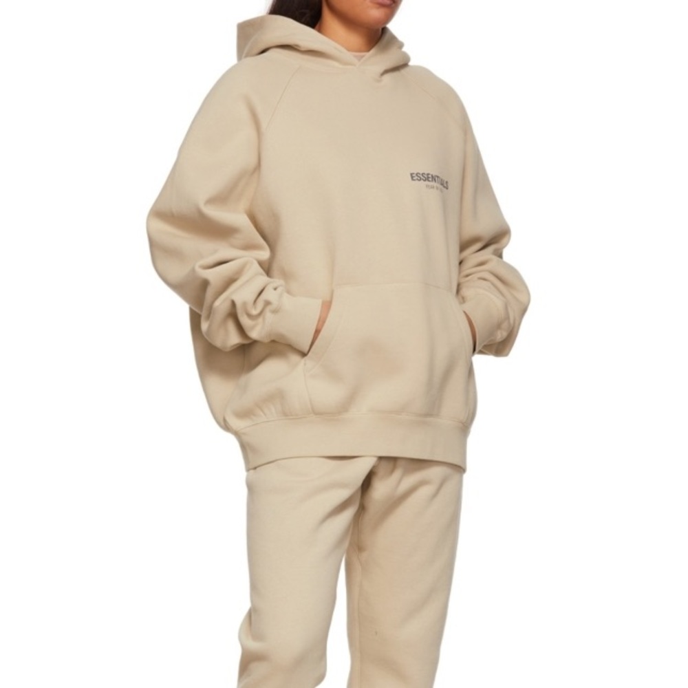 Essentials Fear of God hoodies in beige brand new